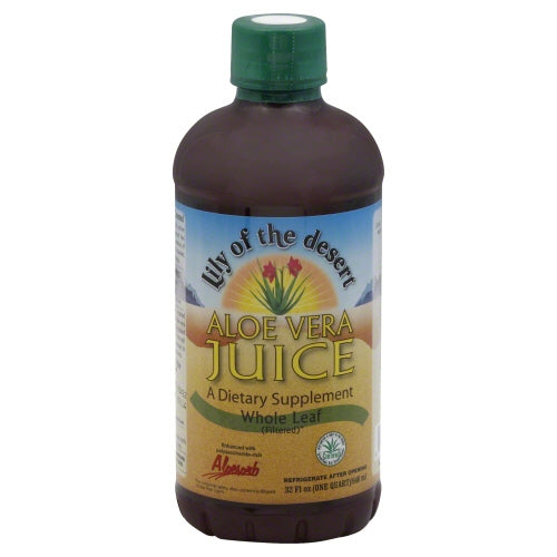 Lily of the Desert Aloe Vera Juice Whole Leaf, 32 fl.oz.