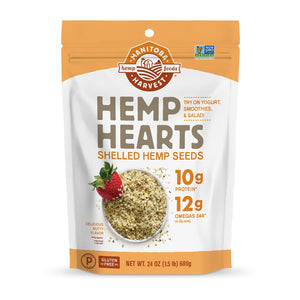 Hemp Seeds, 24 oz; 10g Plant Based Protein
