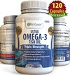 Ultra Strength Omega-3 Fish Oil 2000mg /w 800 EPA + 600 DHA (120ct)