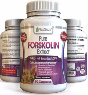 Pure Forskolin Extract 250mg Standardized to 20% (90ct)